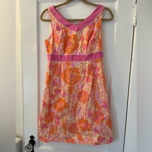 Vintage Lily Pulitzer pink and orange dress!